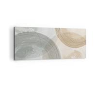 Stampe da Parete Moderne 100x40 cm Quadro su Tela Astratto Pastello - 4842