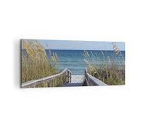 Stampe da Parete Moderne 100x40 cm Quadro su Tela Paesaggi Marino - 4180