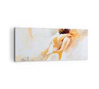 Quadro su Tela 100x40cm Stampe da Parete Carattere l'amicizia l'amore il matrimonio Grandi Decorazione Murale Camera da Letto 1 pezzo Quadri Moderni Soggiorno Immagini Wall Art Canvas AB100x40-3168
