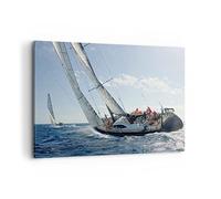 Stampe da Parete Moderne 100x70 cm Quadro su Tela Paesaggi Persone - 4032