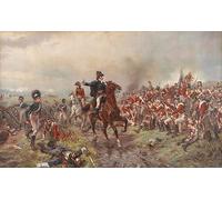 Stampe D'arte Della Parete Quadro su Tela Pittura classica A Waterloo di Robert Alexander per l'arredamento dell'ufficio 60x90cm