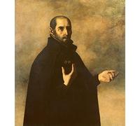 Stampe D'arte Della Parete Quadro su Tela Pittura Classica Sant'ignazio di Loyola di Francisco De Zurbaran per L'arredamento Dell'ufficio 60x90cm