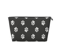 Stampe della zampa del cane Stampe della zampa del gatto Animale domestico, Borsa da toilette Borsa per trucco Borsa per cosmetici Borsa da toilette da viaggio portatile