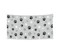 Stampe di zampe di animali stampa festa all'aperto Banner decorazione design su un solo lato adatto per feste notturne giardini bar