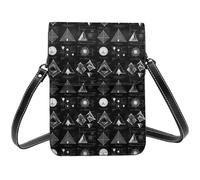 Stampe matematiche piccole borse a tracolla per le donne, piccole borse in pelle per telefono cellulare borsa a tracolla
