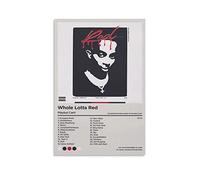 Stampe Quadri 30 * 50cm Senza Cornice Playboi Carti Whole Lotta Red Rapper Poster Teens Wall Art Kitchen Decor