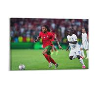 Stampe Quadri 50 * 70cm Senza Cornice Renato Sanches Portogallo Potenza e velocità Calcio Nuovo talento (1) Opere d'arte da parete Arredamento camera da letto