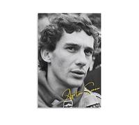 Stampe Quadri Ayrton Senna Tela Wall Art Soggiorno Poster Camera da letto Decor Pittura 30 * 50cm Senza Cornice
