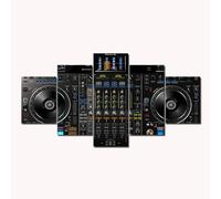 Stampe Su Canvas Wall Art Quadri Su Tela Decorazioni Per La Casa 5 Pezzi Lettore Musicale Dj Dipinti Stampe Hd Console Musicale Poster Arte Della Parete Del Soggiorno Modulare Senza cornice 100x55cm