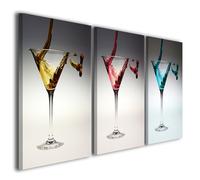 Stampe su tela canvas Sequenze cocktail quadri moderni intelaiati e pronti
