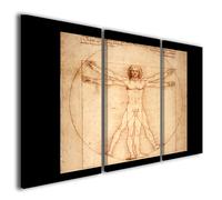 Stampe su tela Leonardo da vinci Human study quadri moderni famosi