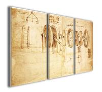 Stampe su tela Leonardo da vinci Hygrometer study quadri famosi