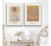 Stampe su tela PAUL KLEE Nordic Leisure Poster Soggiorno Bar Corridoio Arte murale Camera da letto Decorazione per la casa 60x90cm-2 pezzi senza cornice