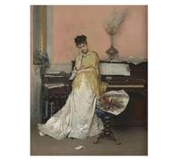 Stampe su tela per pareti Ritratti Di Donne Rinascimentali, Poster Retrò Vittoriano, Senza Cornice, Dipinti Su Tela, Quadri Da Parete, Decorazioni Per La Casa(B,40x60cm)