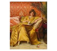 Stampe su tela per pareti Ritratti Di Donne Rinascimentali, Poster Retrò Vittoriano, Senza Cornice, Dipinti Su Tela, Quadri Da Parete, Decorazioni Per La Casa(P,40x60cm)