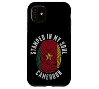 Stamped in My Soul Bandiera Camerun Design Camerunese Pride Custodia per iPhone 11