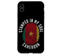 Stamped in My Soul Bandiera Camerun Design Camerunese Pride Custodia per iPhone XS Max