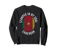 Stamped in My Soul Bandiera Camerun Design Camerunese Pride Felpa