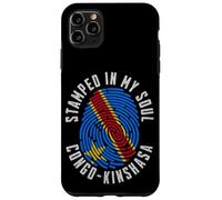 Stamped in My Soul Congo Kinshasa Bandiera DRC Pride Custodia per iPhone 11 Pro Max