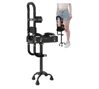 Stampella a mani libere - Stampella per ginocchio senza dolore, allenatore per camminare, dispositivo di assistenza per camminare con una gamba supporta l'ausilio per camminare a gamba singola