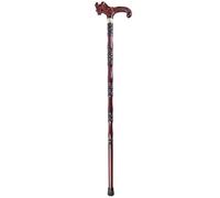 stampella, Bastone da passeggio con testa di drago incisa for uomo e donna, bastone antiscivolo Omic, 2 tipi cuscinetti for i piedi(A,94Cm(Use Height 176 185Cm))
