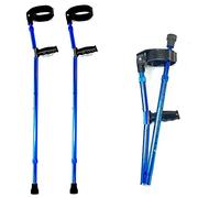 Stampella ergonomica pieghevole per avambraccio, leggera e regolabile, per anziani, anziani e disabili, facile da usare, portatile, con manico imbottito