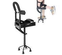 Stampella For Ginocchio A Mani Libere, Stampella In Alluminio For Ginocchio Senza Dolore For Adulti, Camminata Con Supporto For Le Gambe Regolabile, Universale For Entrambe Le Gambe