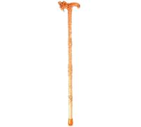 Stampella Lucky Cloud Dragon Head Carving Walking Cane per uomini e donne, Canna da mobilità in legno di pesca intagliato a mano, portante 150 kg/330,7 lbs