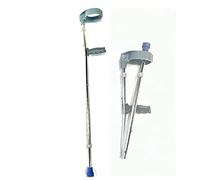 Stampella medica a gomito Bastone da passeggio pieghevole in alluminio Stampella telescopica leggera regolabile in altezza per avambraccio Polsino ergonomico per donna Uomo
