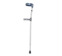 Stampella per riabilitazione Stampelle stile braccio per gomito per anziani Bastone da passeggio per ascella regolabile in altezza in alluminio addensato / 2 pezzi (2 pezzi)