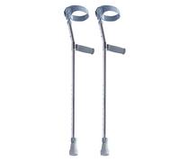 Stampella portatile braccio portatile in alluminio fratture della frattura walker riabilitazione telescopica non slip non slip, grigio è così gentile