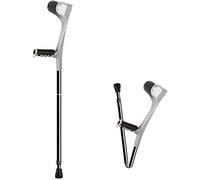 Stampella portatile pieghevole a gomito, lega di alluminio, gomito, stampelle pieghevoli per gomito per avambraccio per adulti, polsino medico pieghevole Stampella Walker con altezza regolab