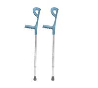 Stampelle a gomito portatili per braccio Stampelle ascellari in lega di alluminio Retrattile Leggero Antiscivolo Riabilitazione fratture Stampella ausiliaria (Colore : B)
