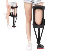 Stampelle antiscivolo regolabili in altezza for lesioni e fratture alla caviglia, alternativa agli ausili for la deambulazione