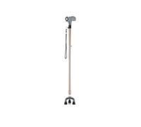 stampelle, Bastone da passeggio for anziani con bastone a quattro zampe, leggero e antiscivolo, multifunzionale for(Brown)