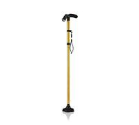 Stampelle, bastone da passeggio per la sicurezza leggera a LED per il vecchio piegatura, supporta le gambe dopo lesioni o chirurgia, stampelle dorate è così gentile