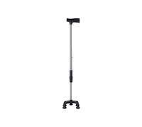stampelle, Bastone da trekking retrattile antiscivolo leggero in lega di alluminio quadrangolare for anziani(A)