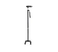 stampelle, Bastone da trekking telescopico pieghevole a LED in lega di alluminio a 4 gambe