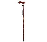 Stampelle in legno di faggio Canna Anziani Bastoni antiscivolo Anziani Camminatore Cestini Rubinetti Bastoni da passeggio/D