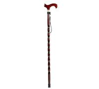 Stampelle in legno di faggio Canna Anziani Bastoni antiscivolo Anziani Camminatore Cestini Rubinetti Bastoni da passeggio/D