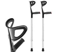 ® Stampelle Ortopediche regolabili (2 pezzi) leggere in alluminio anodizzato