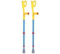 Stampelle Ortopediche Regolabili Avambraccio Bambini Colorate Brio giallo blu Pa