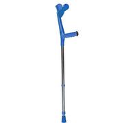 Stampelle Ortopediche Regolabili, x1, Regolabili in Altezza, in Alluminio, Portata Massima 150 kg, Impugnatura Ergonomica, Bastone da Passeggio Inglese, Puntali Antiscivolo, Leggere, Blu, Tukán