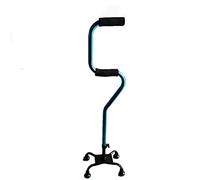 Stampelle per Adulti A Quattro Gambe in Lega di Alluminio Vecchio Acciaio Inossidabile Telescopico Camminatore per Anziani Regolabile in Altezza, Stampelle Va Tutto Bene