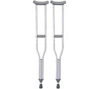 Stampelle per adulti Bastone da passeggio ausiliario in lega di alluminio per disabili ascellari premium e camminatore regolabile in altezza, stampelle per uomini donne anziani disabili idea