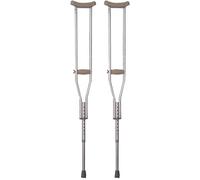 Stampelle per adulti Stampella ascellare Stampelle ispessenti in alluminio sotto le ascelle regolabili in altezza per anziani con disabilità Ottimo per viaggi o lavoro