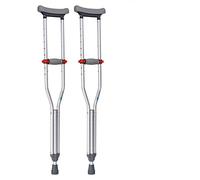 Stampelle per Adulti Stampelle Ascellari per Stampelle Regolabili Una Coppia, Stampelle Ascellari, Stampelle Ascellari Leggere Pieghevoli Antiscivolo, Passeggiata da Viaggio, Stampelle in Al