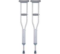 Stampelle per adulti Stampelle ascellari Stampelle ascellari per adulto regolabile Stampelle ascellare in alluminio/Coppia di stampelle ascellare leggere Gomito Avambraccio Bastone da passeg