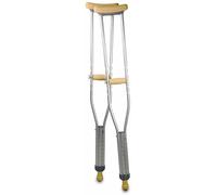 Stampelle per adulti Stampelle ascellari Suole Stampelle da passeggio Ascellare Altezza regolabile e manico Bastone da passeggio per ascella con punto rosso adulto Ottimo per viaggi o lavoro