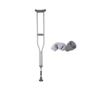 Stampelle per adulti Stampelle/bastoni per disabili ascellari per disabili Molle retrattili gratuite Gamma regolabile 95-146 cm - Una coppia ideale per viaggi o lavoro